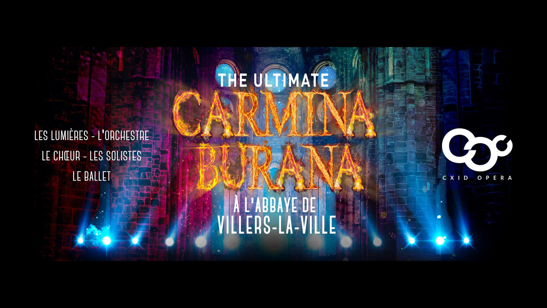 Spectacle Carmina Burana à l'abbaye de Villers